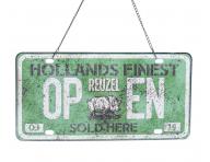 Plechov cedule na dvee oteveno/zaveno Reuzel (bonus)