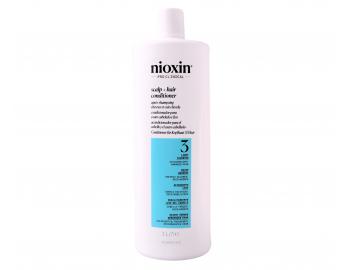 Kondicionr pro mrn dnouc barven vlasy Nioxin System 3 Scalp + Hair Conditioner - 1000 ml