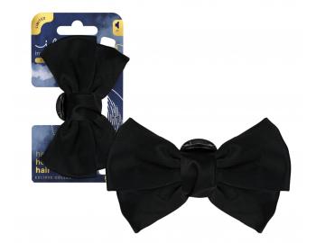 Sk�ipec do vlas� se sametovou ma�l� Invisibobble Clipstar M Eclipse Nuit Knot - �ern�