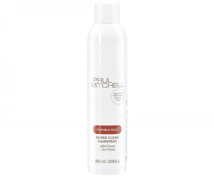 Lehk� lak na vlasy se st�edn� fixac� Paul Mitchell Flexible Hold Super Clean Hairspray - 300 ml