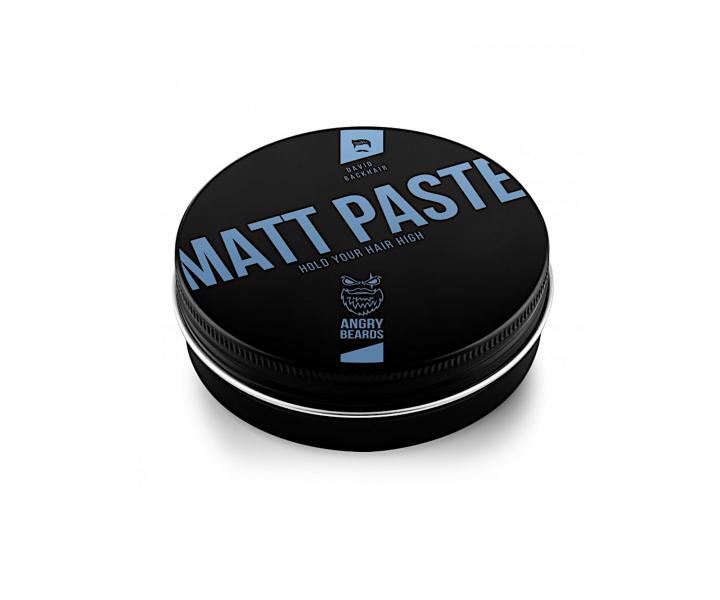 Matující stylingová pasta na vlasy Angry Beards David Backhair - 100 g