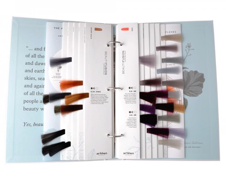 Vlasov vzornk barev Artgo Beauty Fusion Phyto-Tech Color Gloss Color Collection