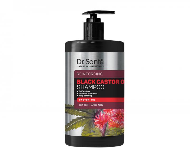 Posilujc ada vlasov pe s ricinovm olejem Dr. Sant Reinforcing Black Castor Oil