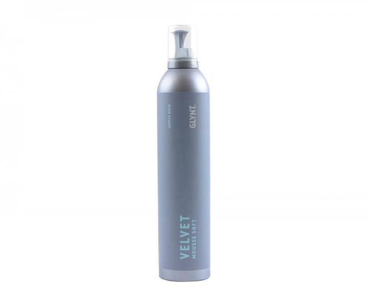 Pěna pro přirozenou fixaci vlasů Glynt Velvet Mousse Soft - 500 ml