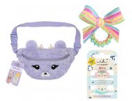 Dětská sada spirálové gumičky a skřipečků do vlasů Invisibobble Cozy Reindeer Set