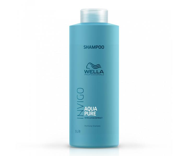 Hloubkově čistící šampon Wella Invigo Aqua Pure - 1000 ml