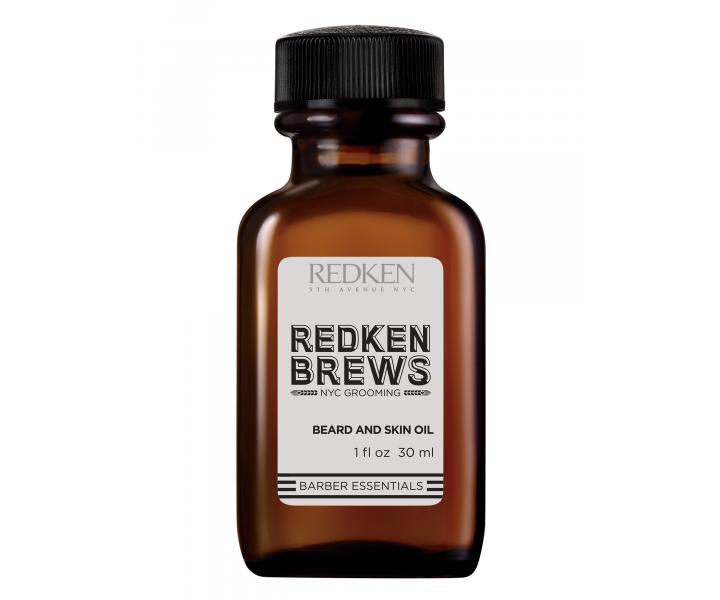 Pnsk sada Redken Brews - osvujc ampon + olej na vousy a ple + istc ampon 3v1 zdarma