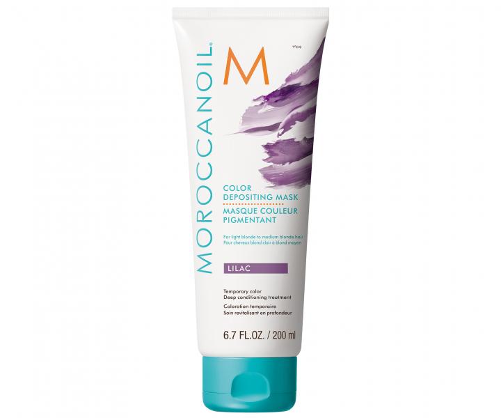 Tnujc maska na vlasy Moroccanoil Color Depositing - Lilac, 200 ml