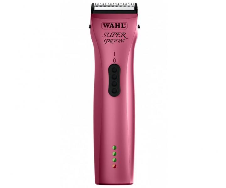 Střihací strojek na srst Wahl Super Groom Pink 1872-0463