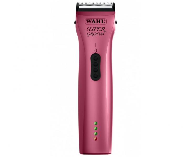 Stihac strojek na srst Wahl Super Groom Pink 1872-0463 - rozbalen, pouit