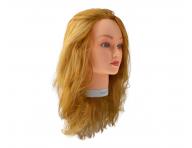 Cvin hlava Sibel Jessica s umlmi vlasy - blond 50 cm - rozbalen