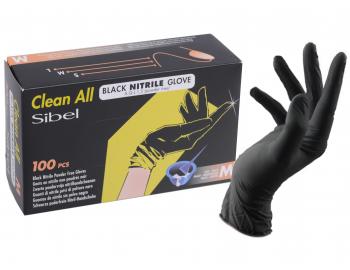 Nitrilové rukavice pro kadeřníky Sibel Clean All 100 ks - M
