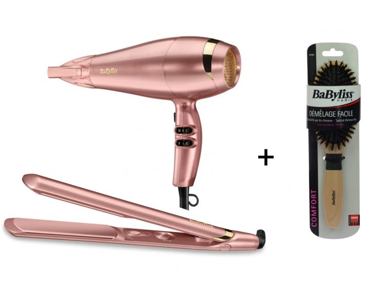Fn a ehlika na vlasy BaByliss Elegance Rose Gold + kart zdarma