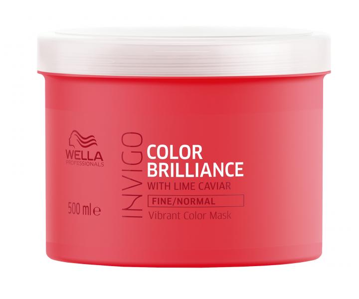 Maska pro jemné až normální barvené vlasy Wella Invigo Color Brilliance Fine/Normal - 500 ml