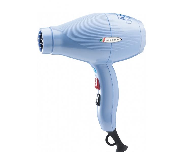 Fén na vlasy Gamma Piú Active Oxygen - 2100 W, modrý