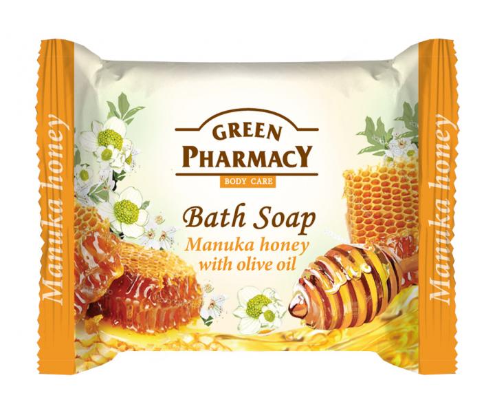 Toaletn mdlo na ruce s medem a olivovm olejem Green Pharmacy Manuka Honey - 100 g