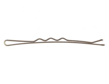Vlnitá sponka Sibel Wavy - 5 cm, hnědá - 500 g