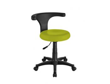 Pedikérská židle s opěrkou Weelko ERGO - zelená