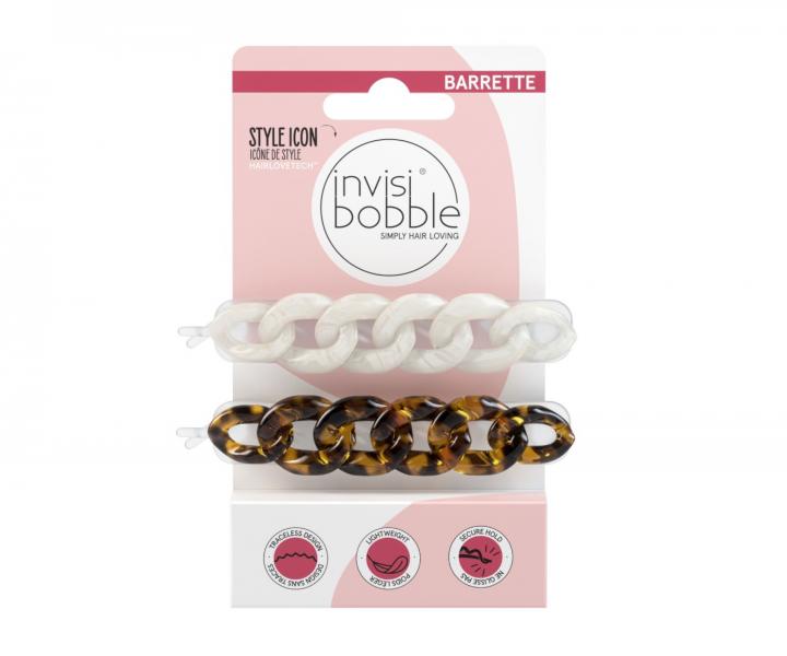 Sponky do vlasů Invisibooble Barrette Too Glam to Give a Damn - 2 ks