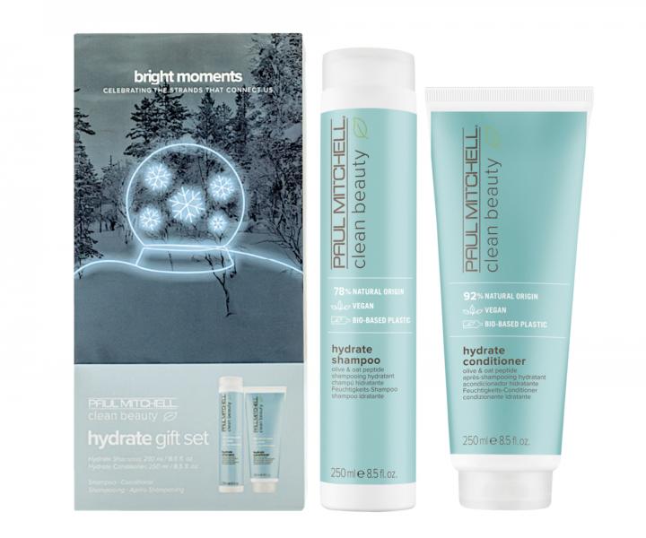 Drkov sada pro such vlasy Paul Mitchell Clean Beauty Hydrate Duo Bright Moments
