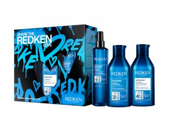Dárková sada pro posílení a zpevnění poškozených a zcitlivělých vlasů Redken Extreme