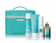 Dárková sada pro světlovlásky Moroccanoil Mediterranean Escape Blonde + kosmetická taška zdarma
