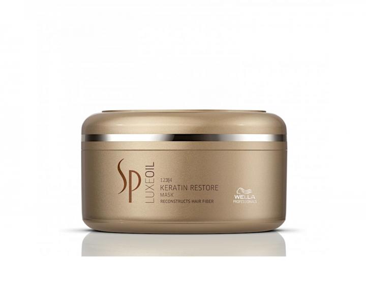 Maska pro regeneraci vlasů Wella Professionals SP LuxeOil Keratin Restore Mask - 150 ml