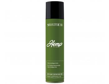 Ekologick� lak na vlasy bez plynu se silnou fixac� Selective Professional Hemp Eco-Friendly Strong Hairspray - 75 ml