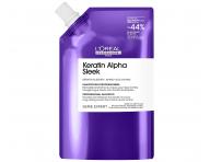 �ampon pro uhlazen� krepat�ch vlas� Lor�al Professionnel Serie Expert Keratin Alpha Sleek - 1000 ml, n�hradn� n�pl�