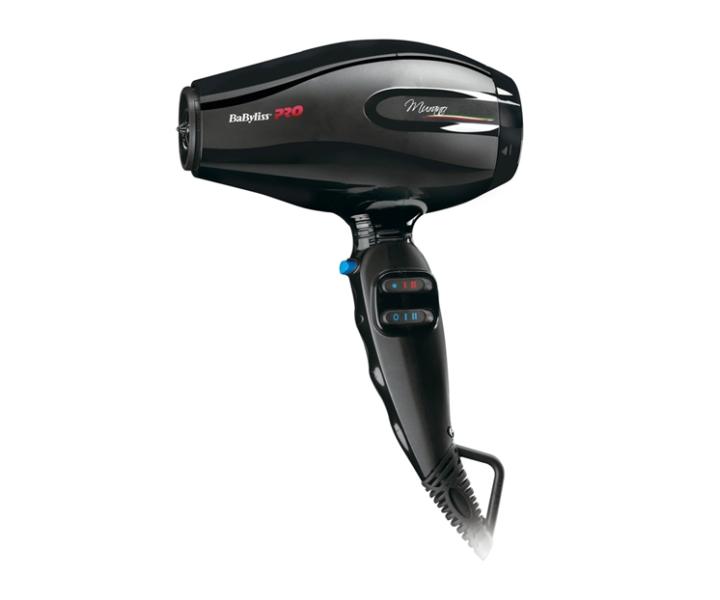 Profesionální fén BaByliss Pro Murano - 1800-2000 W, černý