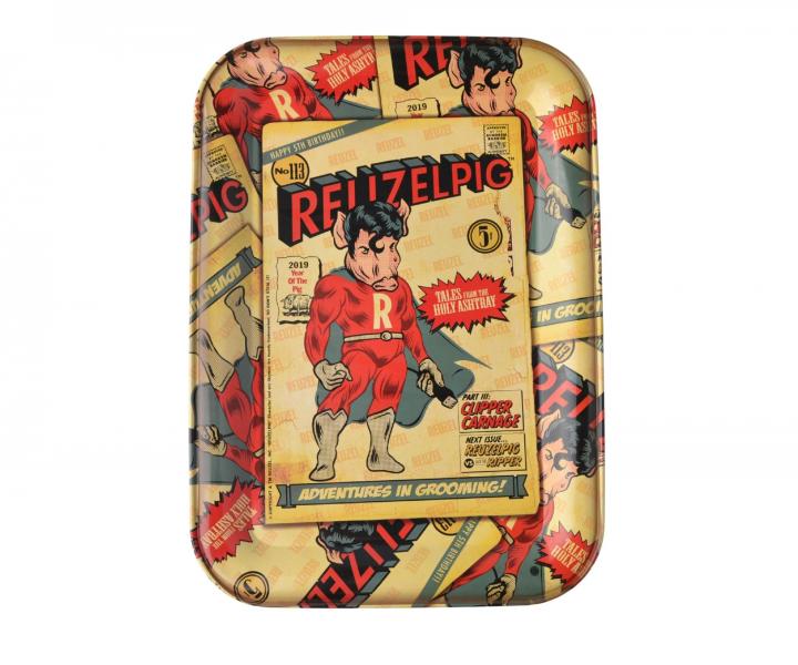 Plechov tcek Reuzel - lut s potiskem (bonus)