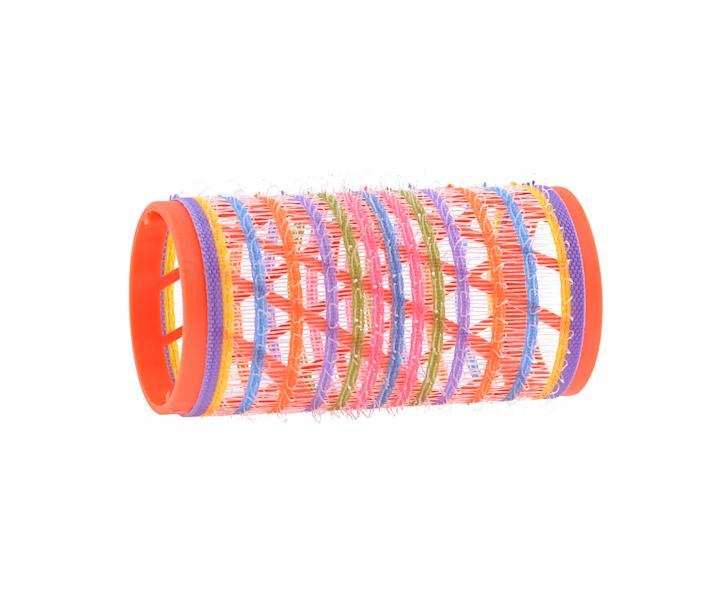 Samodržící natáčky na vlasy Bellazi Velcro pr. 30 mm - 12 ks, červené
