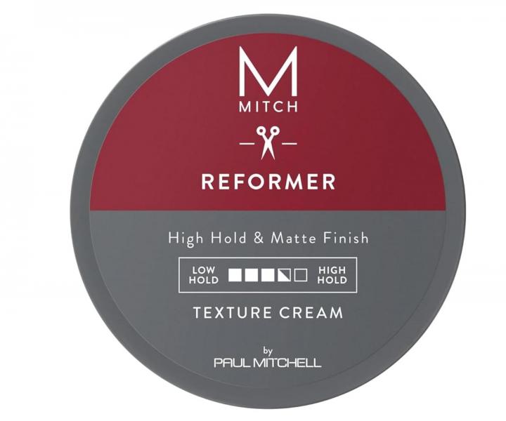 Texturiza�n� kr�m pro silnou fixaci a matn� vzhled Paul Mitchell Mitch Reformer Texture Cream - 85 g