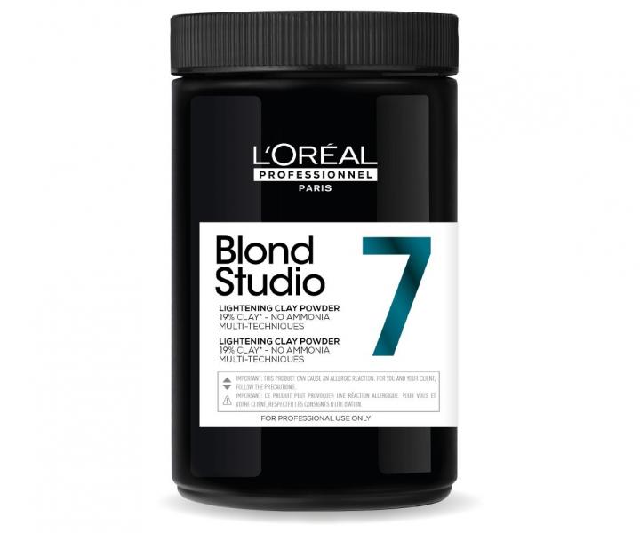Zesvtlujc pudr bez amoniaku Loral Blond Studio 7 Multi-Techniques Clay Powder - 500 g