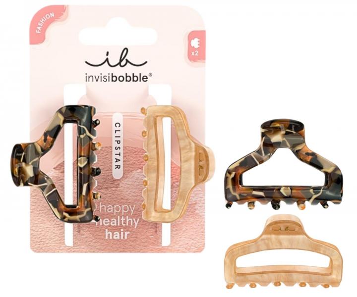 Skřipce do vlasů Invisibobble Clipstar Golden Roar - 2 ks