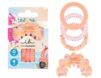 Sada sk�ipce a spir�lov�ch gumi�ek Invisibobble Summer in Capri Dolce Vita
