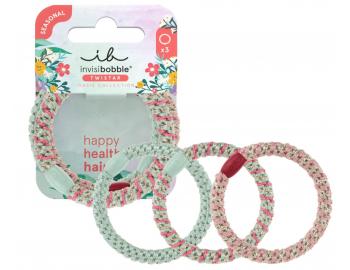 Sada ozdobných gumiček do vlasů Invisibobble Twistar Oasis Mint Braids - 3 ks