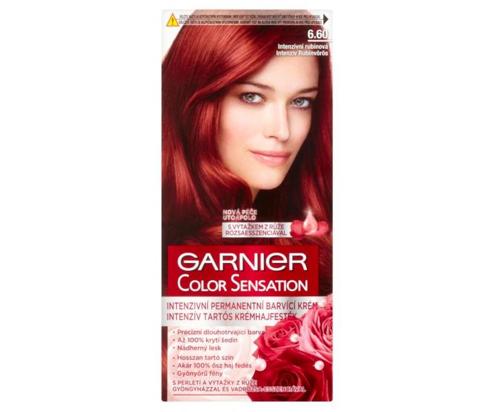 Permanentní barva Garnier Color Sensation 6.60 intenzivní rubínová