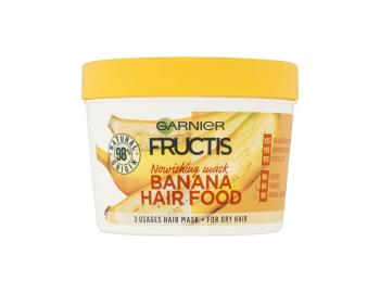 Vy�ivuj�c� maska na such� vlasy Garnier Fructis Banana Hair Food - 390 ml