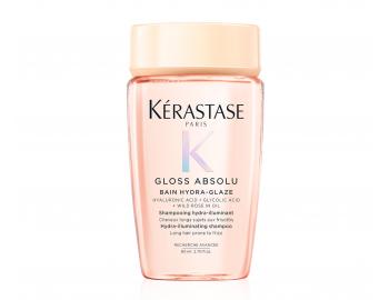 Hydrata�n� a rozjas�uj�c� �ampon pro vlasy se sklonem ke krepat�n� K�rastase Gloss Absolu Bain Hydra-Glaze - 80 ml