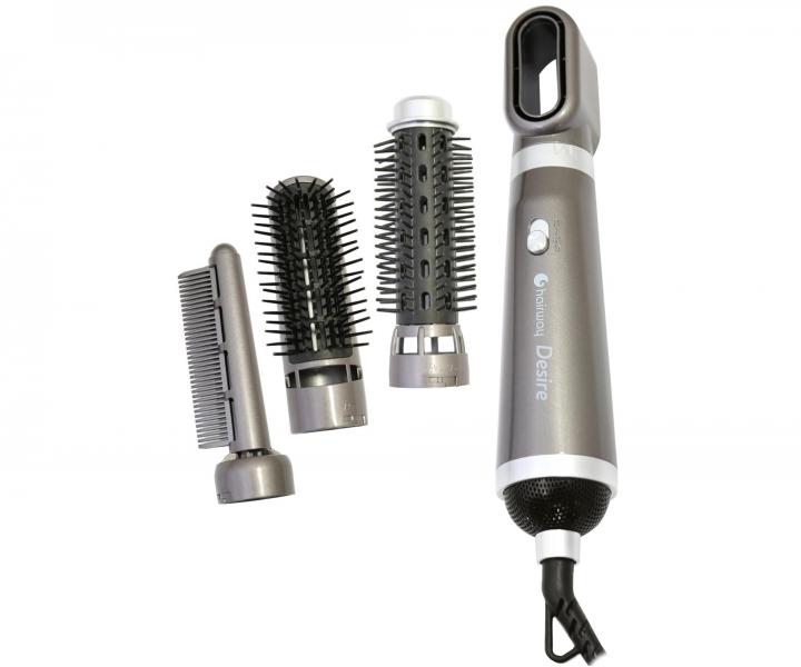 Profesionální multifunkční horkovzdušný kartáč na vlasy Hairway Airstyler Desire - 900 W, grafitový hnědý