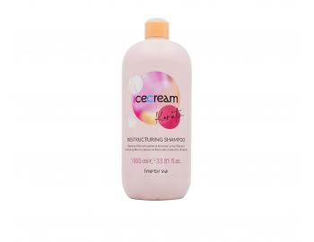 ampon s keratinem pro pokozen vlasy Inebrya Ice Cream Keratin Restructuring Shampoo - 1000 ml