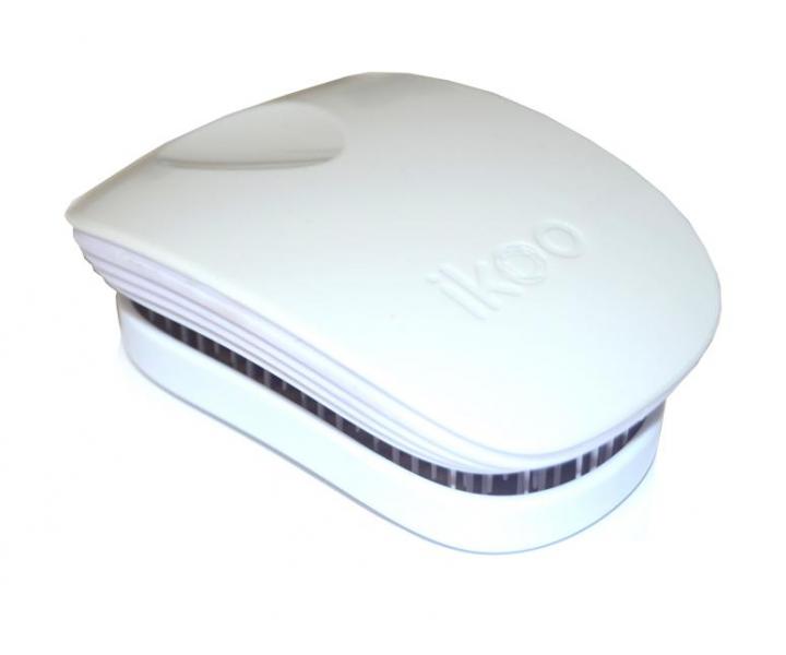 Cestovní kartáč na vlasy Ikoo Pocket Classic White - bílý
