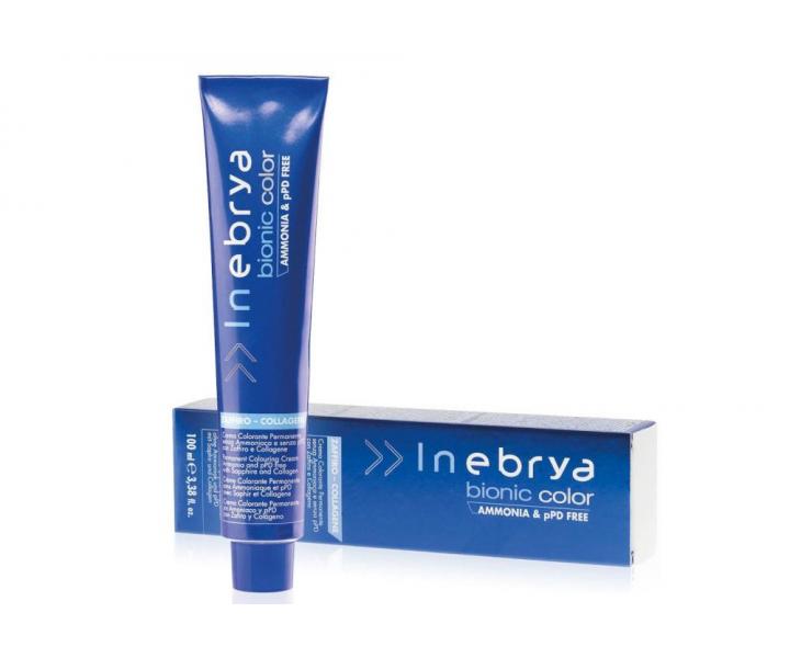 Barva na vlasy Inebrya Bionic Blue - 100 ml, modrá