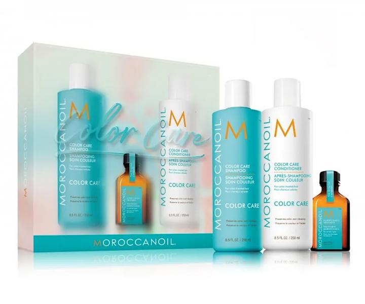 Dárková sada pro barvené vlasy Moroccanoil Color Care