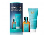 D�rkov� sada pro hydrataci a v��ivu norm�ln�ch a pevn�ch vlas� Moroccanoil Hydrating Superstars