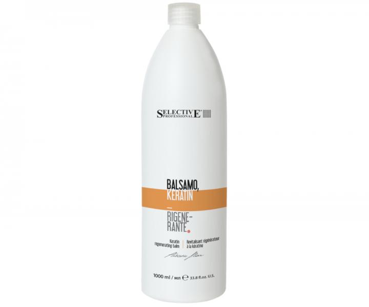 Regenerační balzám pro namáhané a matné vlasy bez lesku Selective Professional Artistic Flair Balsamo Keratin - 1000 ml