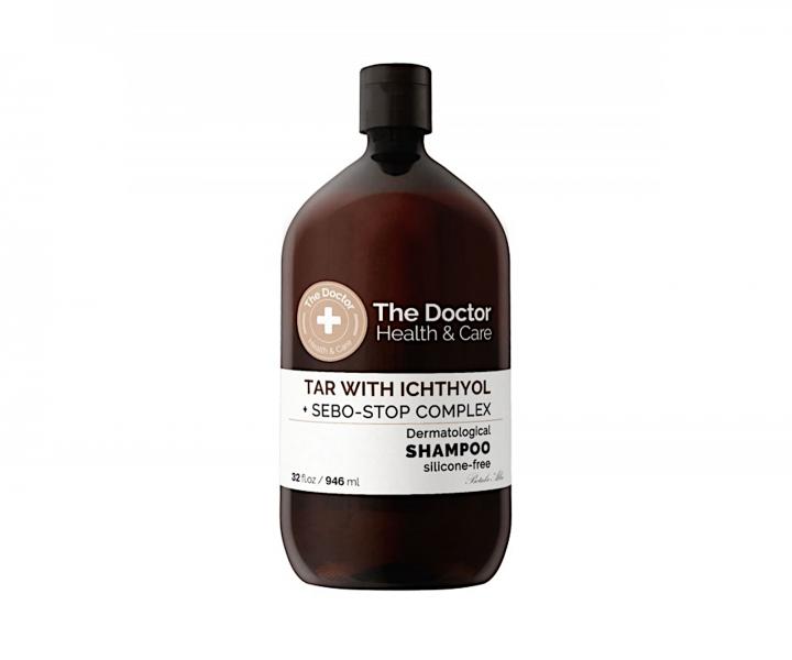 Dermatologick ampon proti nadmrn tvorb mazu The Doctor Tar with Ichthyol - 946 ml
