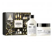 Dárková sada pro barvené a poškozené vlasy Loréal Professionnel Serie Expert Metal Detox