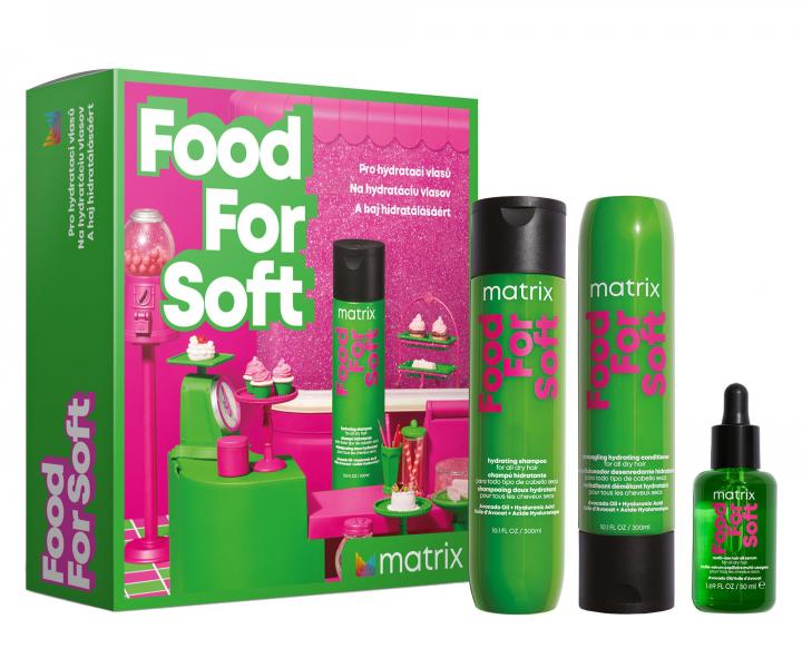 Dárková sada pro hydrataci suchých vlasů Matrix Food For Soft